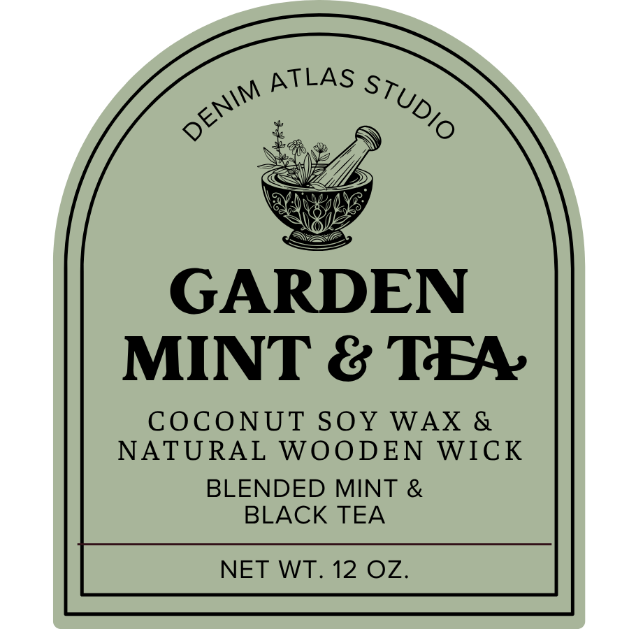 Garden Mint & Tea Candle