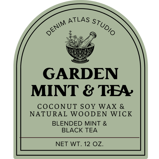 Garden Mint & Tea Candle