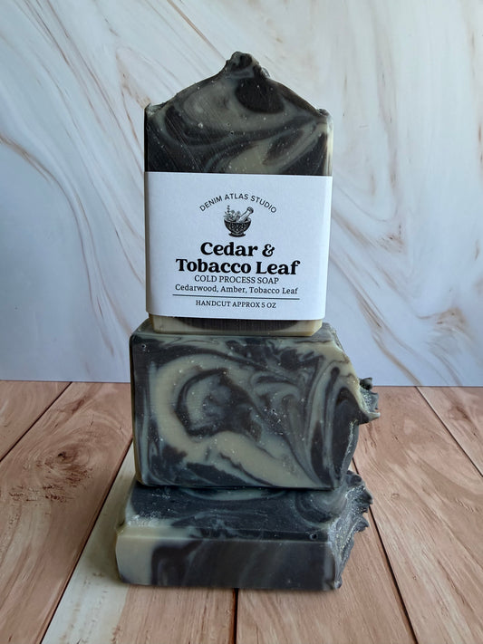 Cedar & Tobacco Leaf Soap