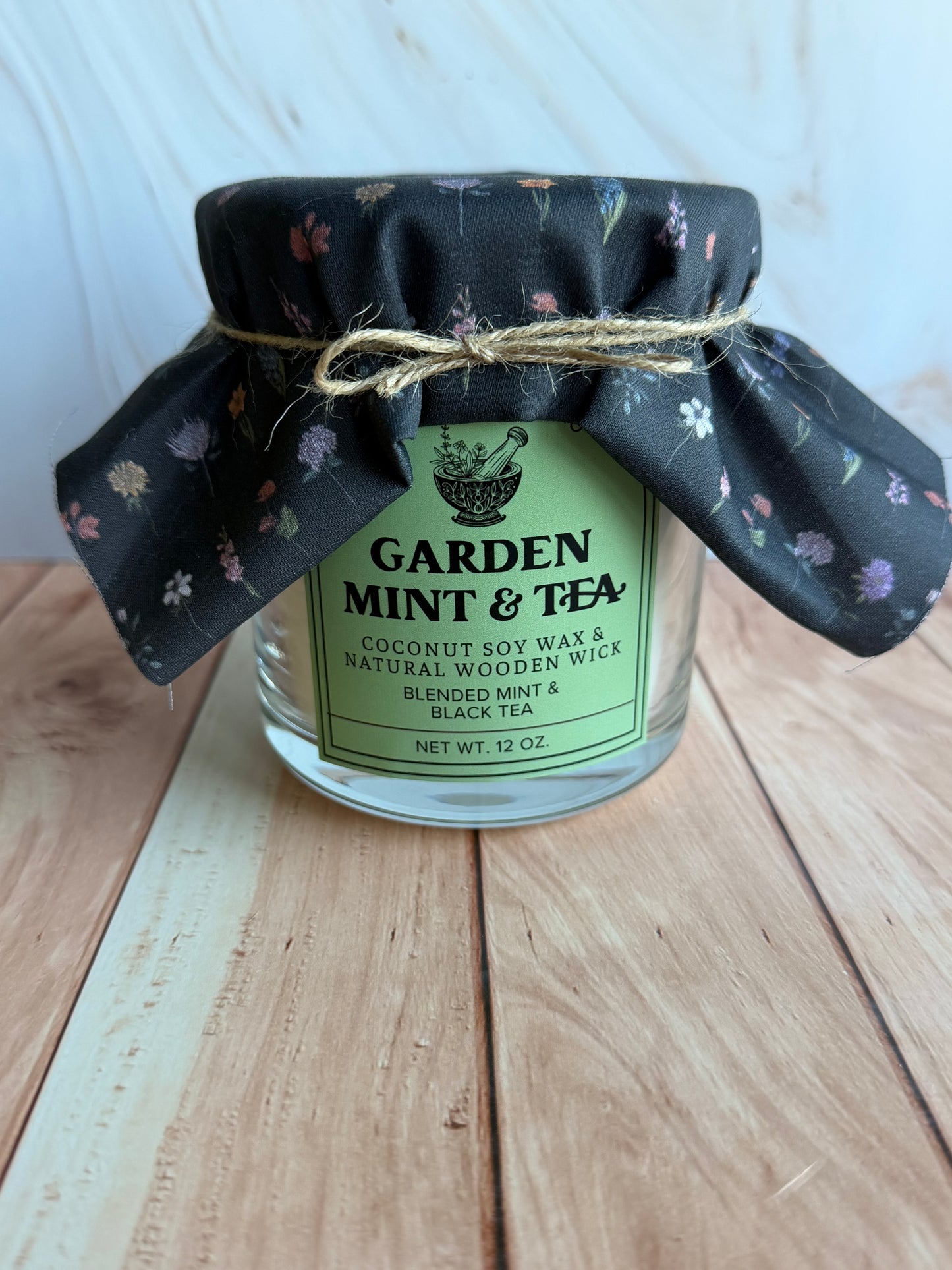 Garden Mint & Tea Candle